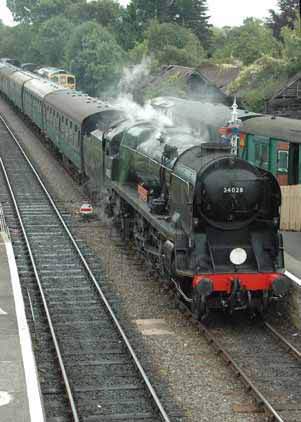 Purchase photo of 34028 EDDYSTONE at Swanage Railway
